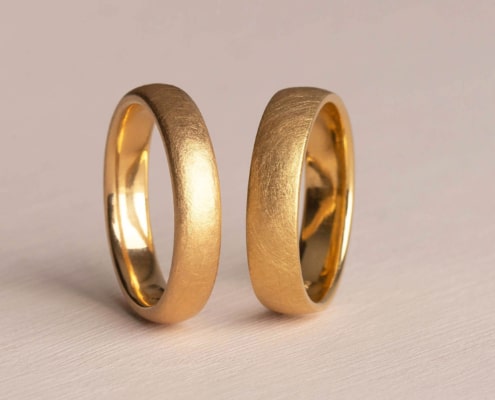 Trauringe in Gelbgold 750