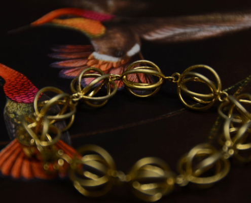 Kulta Colliers Armband „Palla“ in Silber, Vergoldet